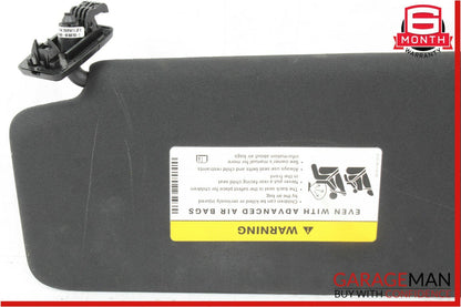 08-14 Mercedes W204 C250 Front Right Side Sun Visor Sunvisor Shade Cover Black