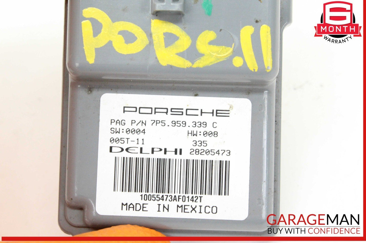 11-18 Porsche Cayenne 958 Front Right Side Seat Occupancy Control Module OEM