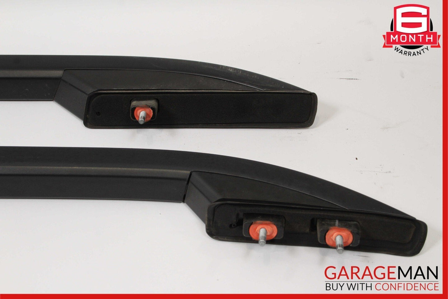13-15 Mercedes X204 GLK350 Left & Right Roof Luggage Rack Rail Molding Trim Set