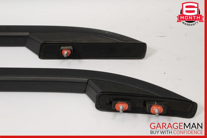 13-15 Mercedes X204 GLK350 Left & Right Roof Luggage Rack Rail Molding Trim Set
