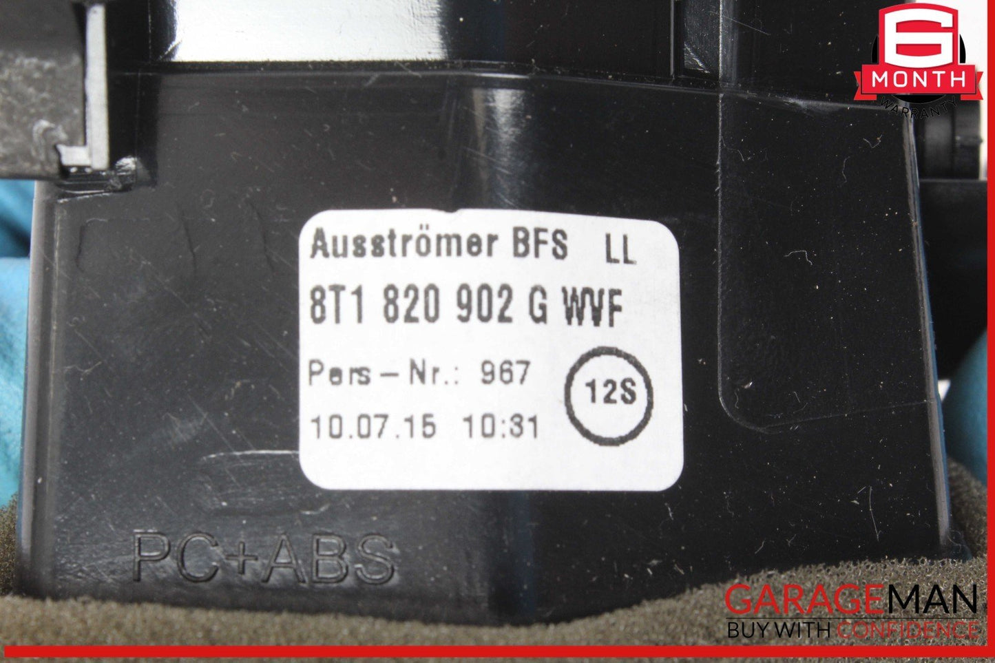 13-16 Audi S4 A4 Front Right Passenger Side Dash Dashboard AC A/C Air Vent OEM