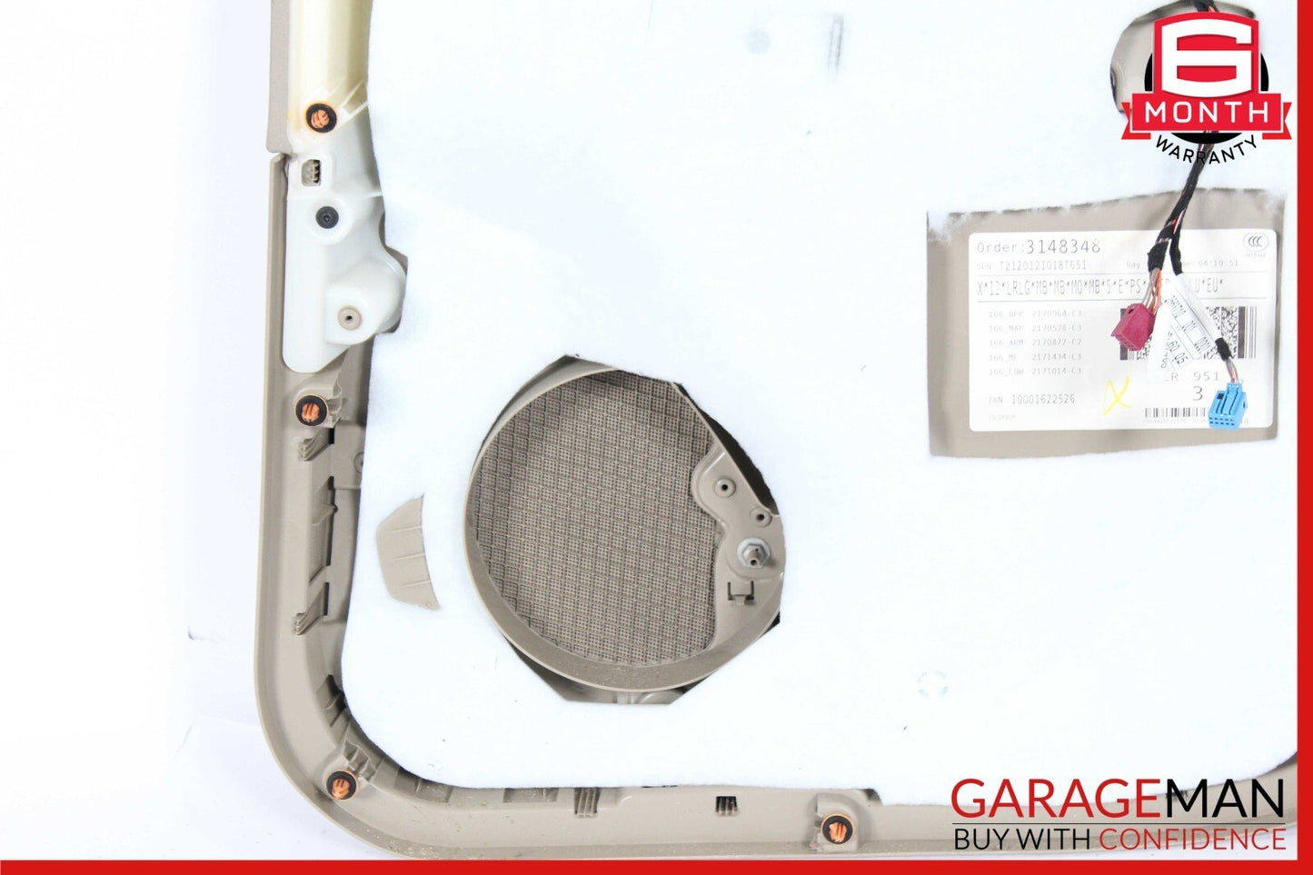 13-16 Mercedes X166 GL450 Rear Left Side Interior Door Panel Cover Trim Assy OEM