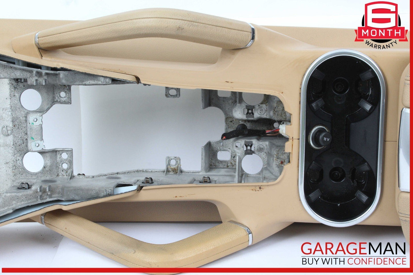 11-18 Porsche Cayenne S 958 Center Console Arm Rest Storage Frame OEM