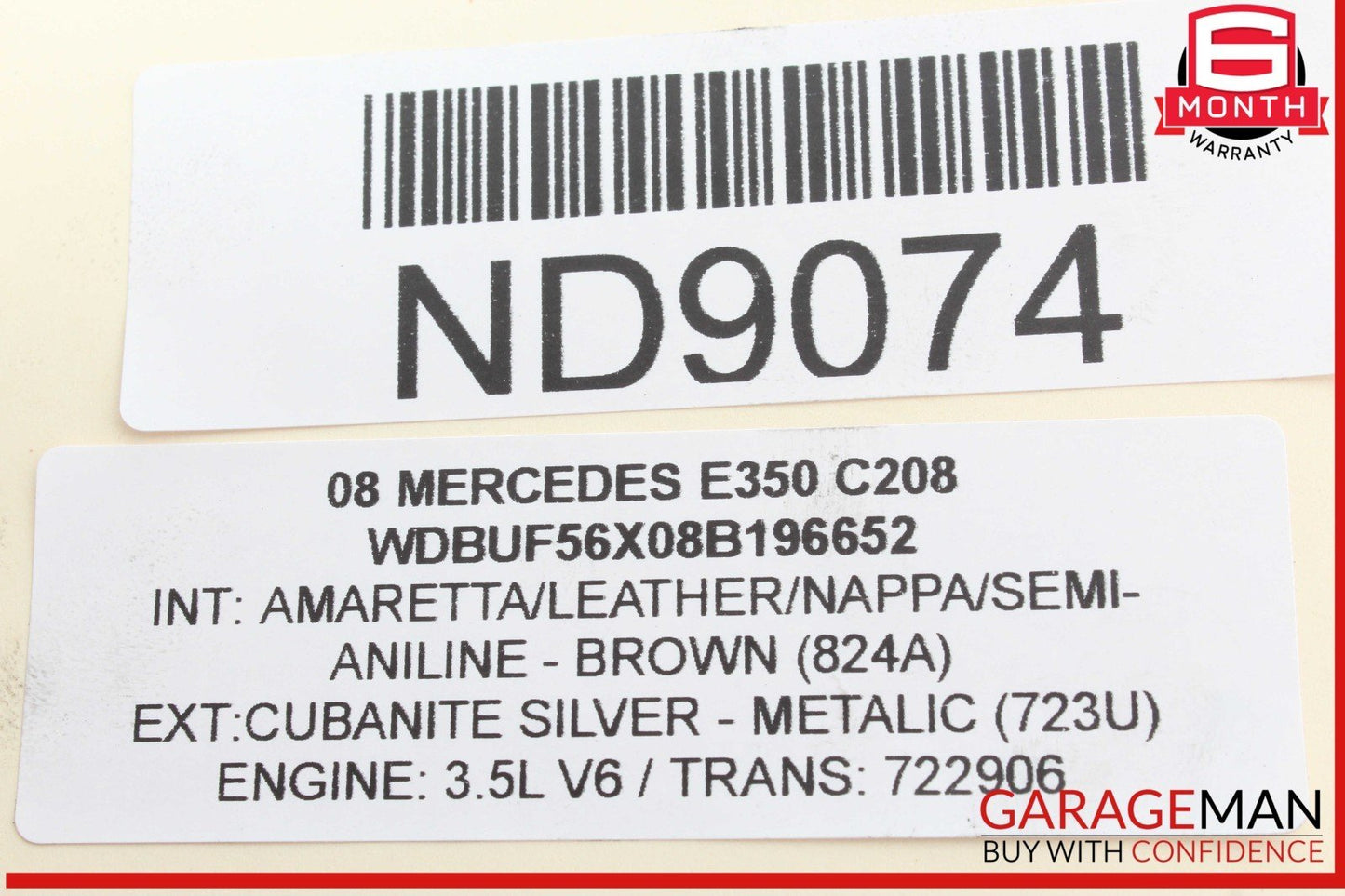 03-09 Mercedes W211 E350 E550 Left or Right Hood Latch Catch Lock 2198800160 OEM