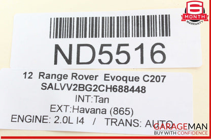 12-13 Range Rover Evoque Rear View Reserve Back Up Camerea DJ3219G490AB OEM