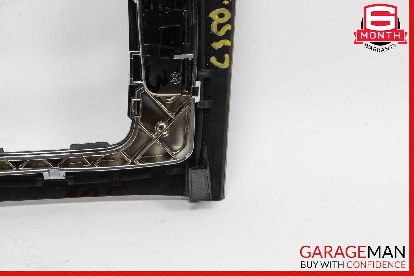 08-15 Mercedes W204 C350 Center Console Shifter Trim Cover Panel Bezel Wood Assy