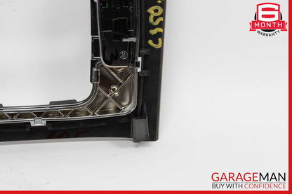 08-15 Mercedes W204 C350 Center Console Shifter Trim Cover Panel Bezel Wood Assy