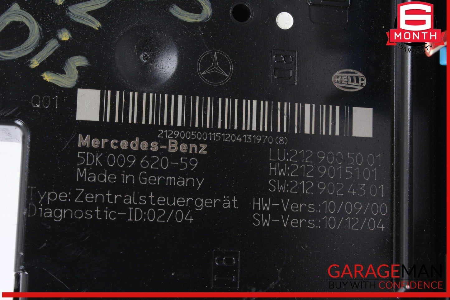 10-18 Mercedes W212 E350 E400 CLS550 Rear SAM Fuse Box Relay Control Module Assy