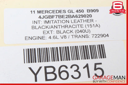06-12 Mercedes X164 GL450 GL550 ML550 Hazard Control Switch Panel OEM