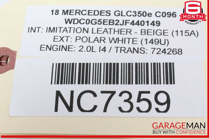 14-20 Mercedes X253 GLC350e S600 GLC350 S550 Keyless Go Entry Control Module OEM