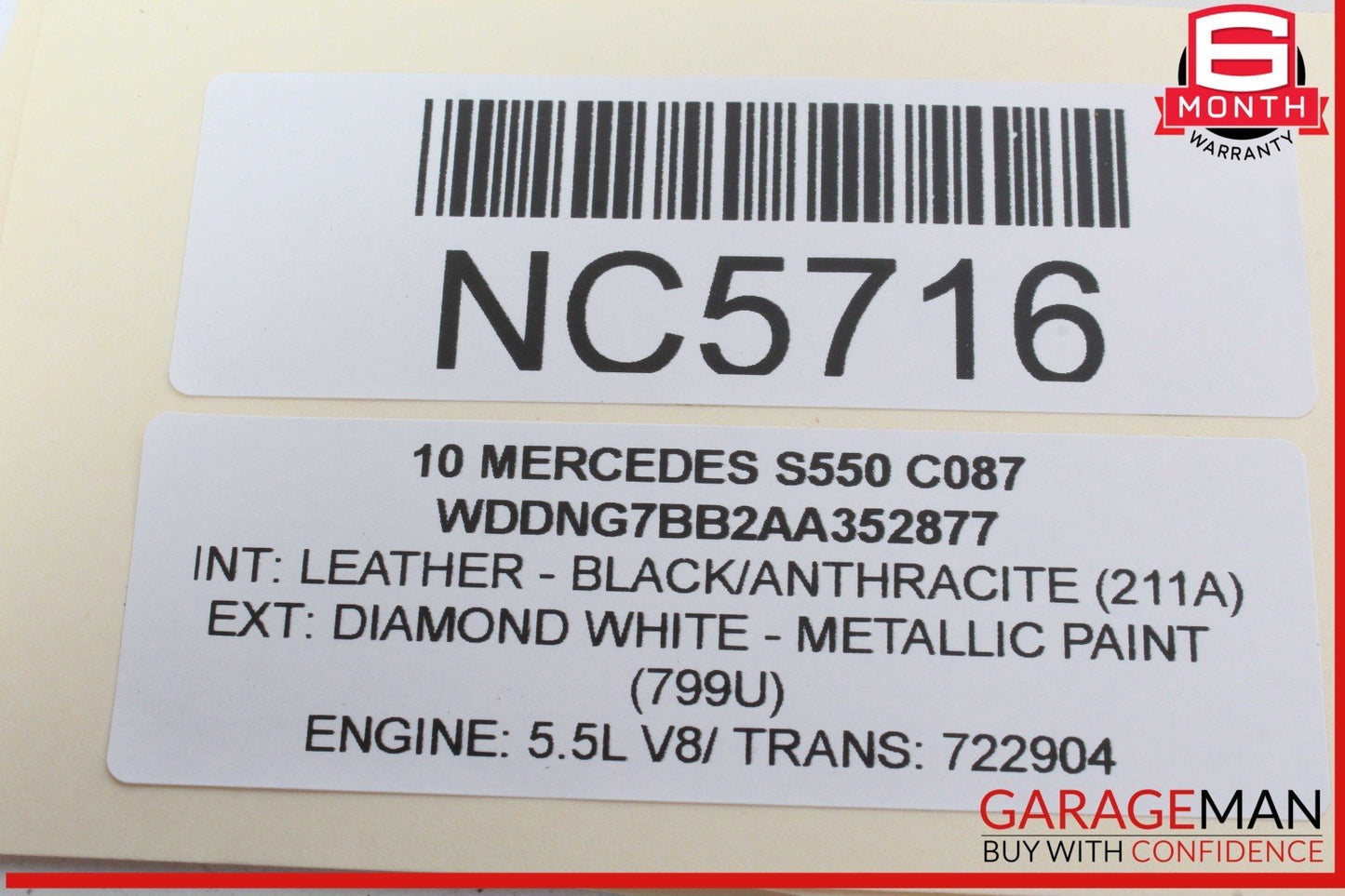 07-13 Mercedes W221 S550 S63 Front Left Driver Side Under Seat Control Unit OEM