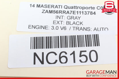 14-17 Maserati Quattroporte Front Right Passenger Side Door Control Module Unit