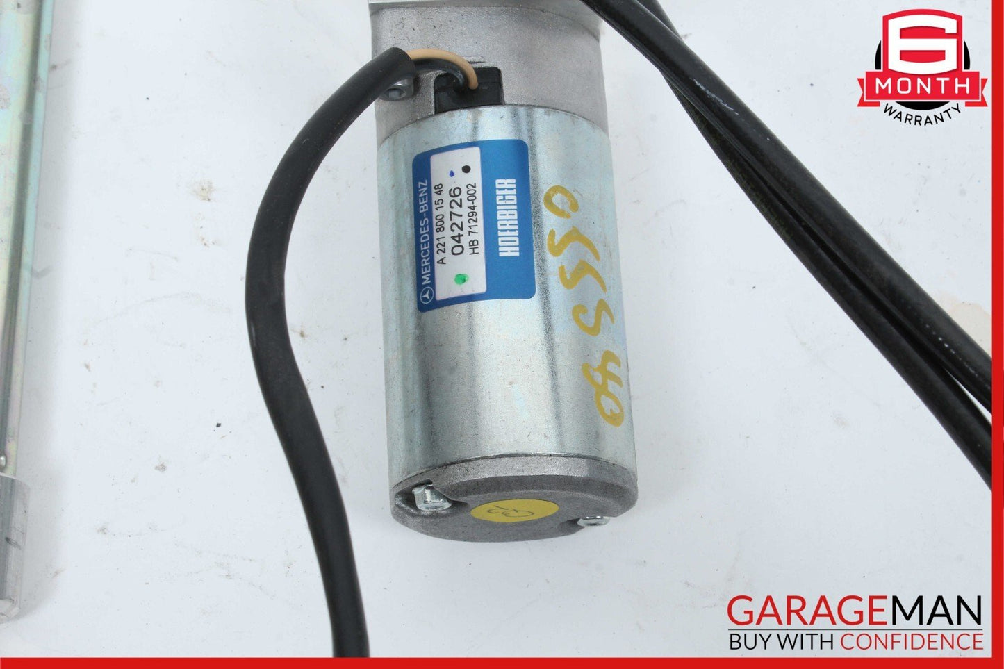 07-14 Mercedes W221 S550 S63 AMG Trunk Lid Pull Down Hydraulic Cylinder OEM