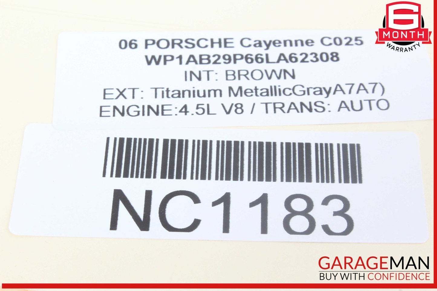 03-10 Porsche Cayenne 955 957 Crash Sensor Control Module Unit 3D0909601H OEM