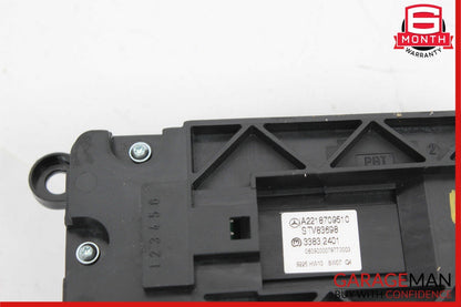 07-13 Mercedes W221 S400 S550 S600 Rear Left or Right Window Control Switch OEM