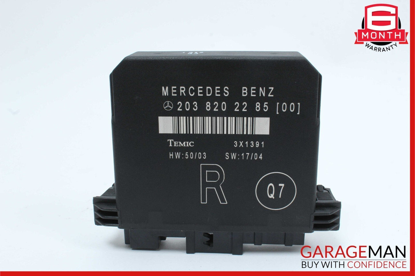 01-07 Mercedes W203 C230 C230 C55 AMG Rear Right Side Door Control Module Unit