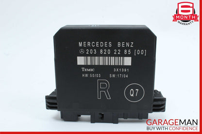 01-07 Mercedes W203 C230 C230 C55 AMG Rear Right Side Door Control Module Unit