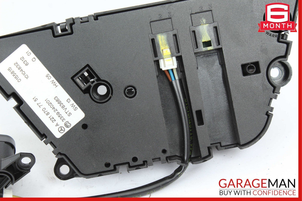 07-14 Mercedes W221 S550 Front Right Seat Adjust Control Memory Switch Set OEM