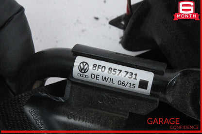 12-17 Audi A5 S5 Front Left Driver Side Seat Belt Seatbelt Black OEM