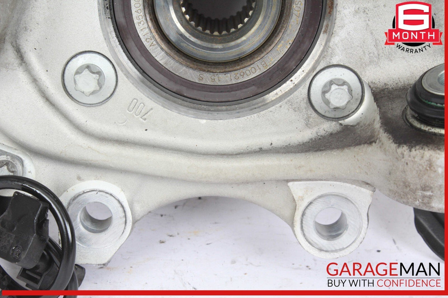 16-22 Mercedes X253 GLC43 AMG Rear Left Driver Side Spindle Knuckle Hub OEM