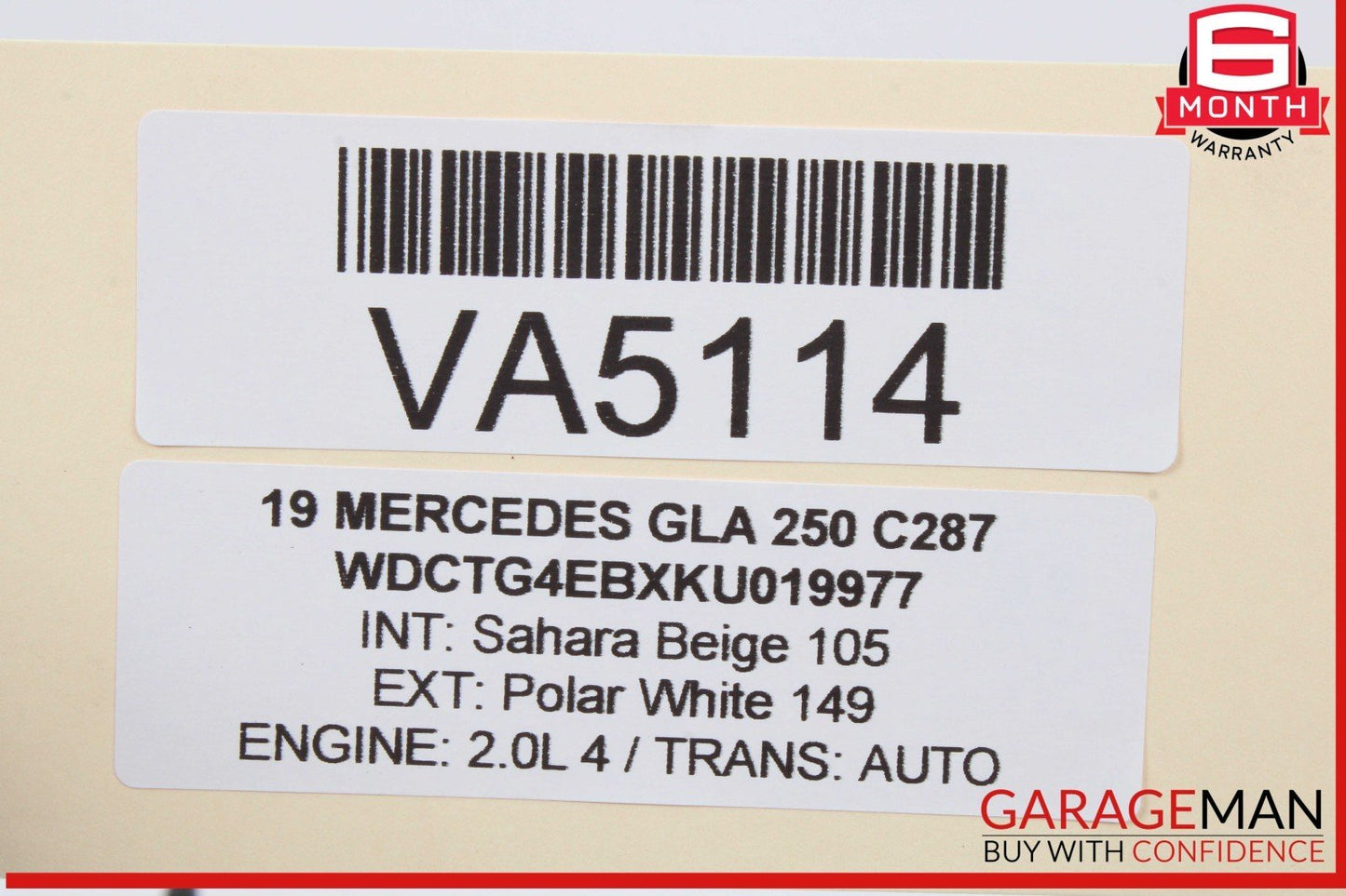 14-19 Mercedes X156 GLA250 Rear Left Driver Side Door Lock Latch Actuator OEM