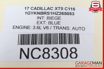 17-20 Cadillac XT5 Front Right Passenger Side Window Regulator Motor OEM