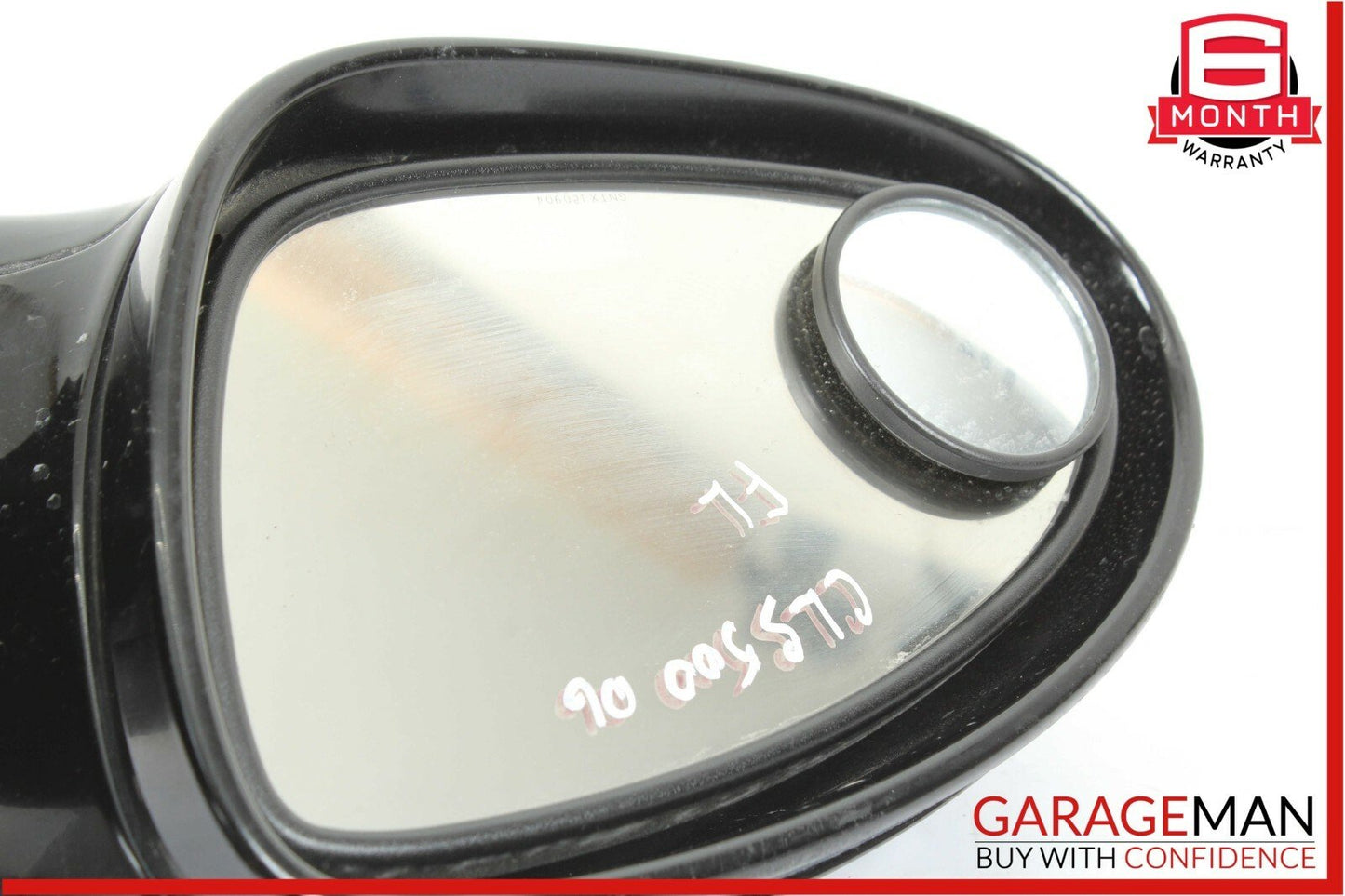 06-08 Mercedes W219 CLS500 Front Left Driver Side Mirror Door Rear View Black