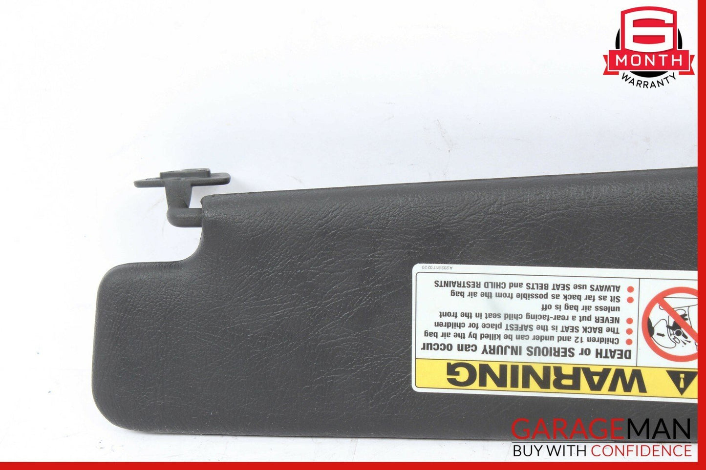 97-04 Mercedes R170 SLK230 Front Right Side Sunvisor Sun Visor Sunshade Black