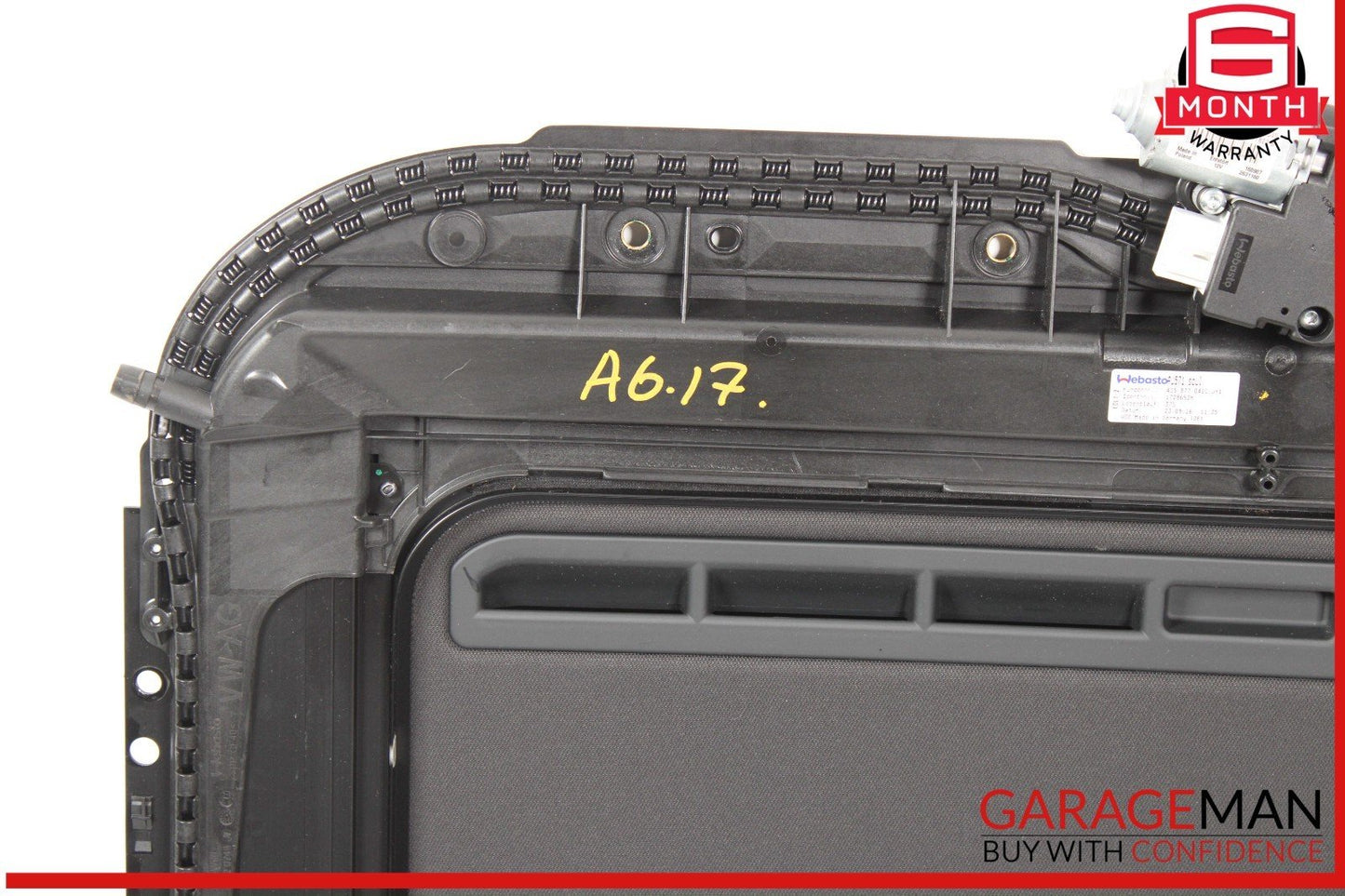 12-18 Audi A6 Panoramic Sunroof Window Glass Panel Shade Assembly OEM