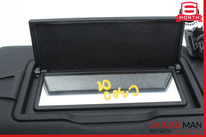 08-15 Mercedes W204 C300 Right Passenger Side Sunvisor Sun Visor Black OEM