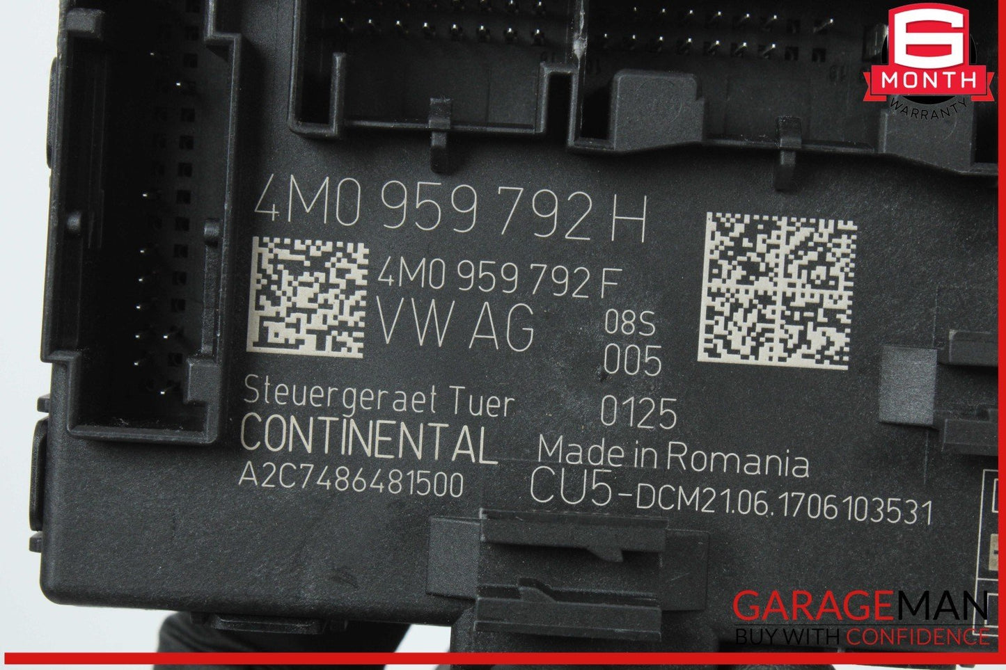 17-24 Audi A5 A4 S5 Front Right Passenger Side Door Control Module Unit OEM