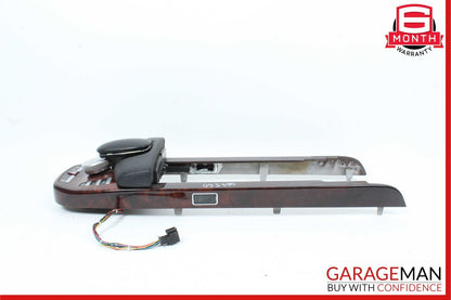 07-09 Mercedes W221 S550 Front Center Console Armrest Bezel Panel Wood OEM