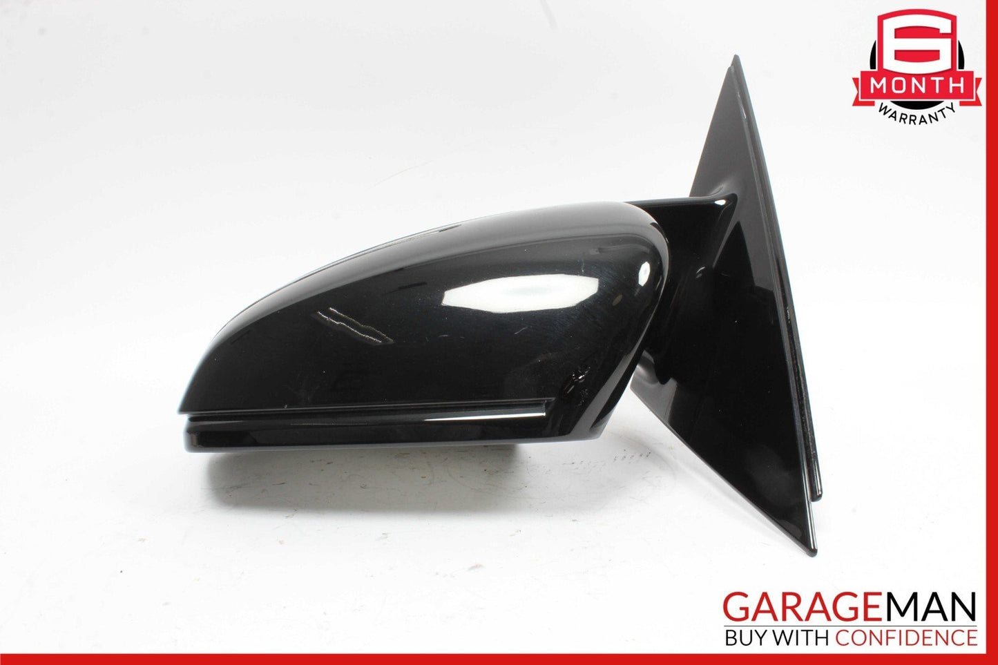 10-13 Mercedes W221 S550 S600 Front Left Side Mirror Door Rear View Black OEM