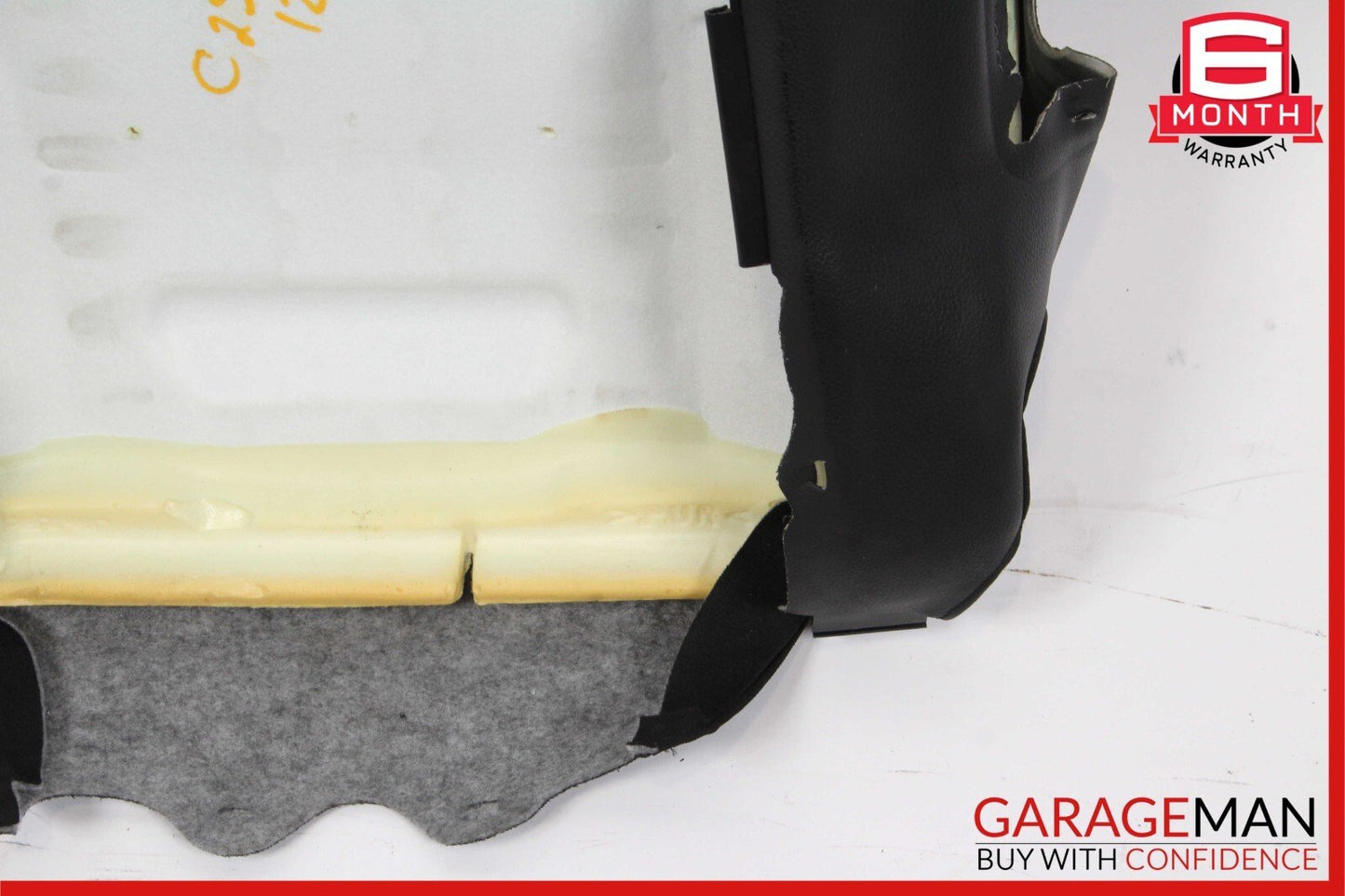 08-14 Mercedes W204 C300 C250 Sedan Front Right Upper Seat Cushion Anthracite