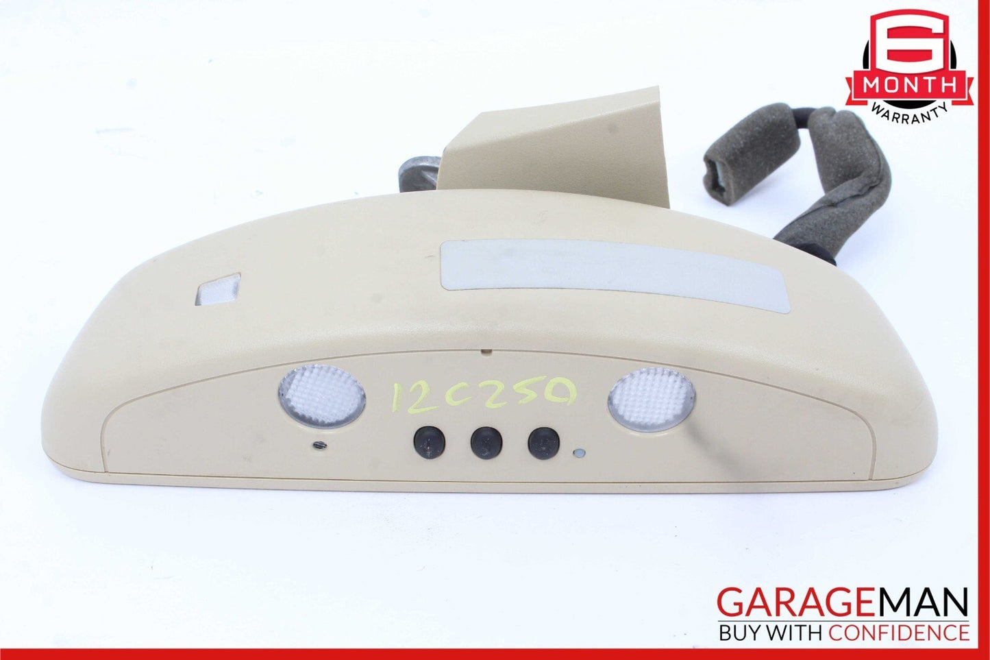 12-14 Mercedes W204 C250 C300 Interior Rear View Mirror Beige OEM