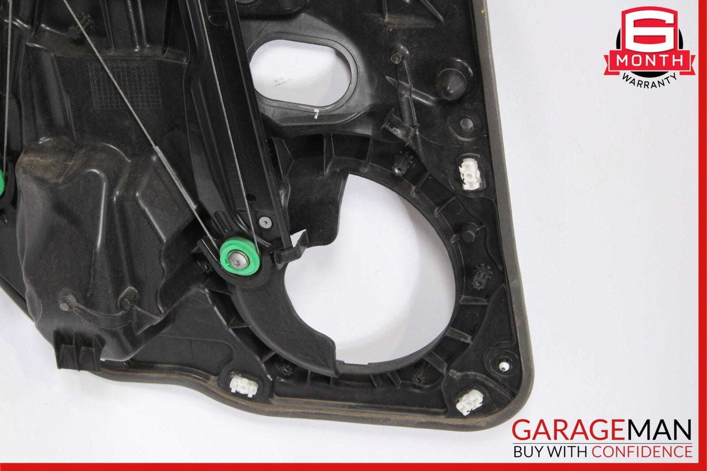 11-17 Porsche Cayenne 958 Rear Right Side Door Window Regulator Plate Motor Assy