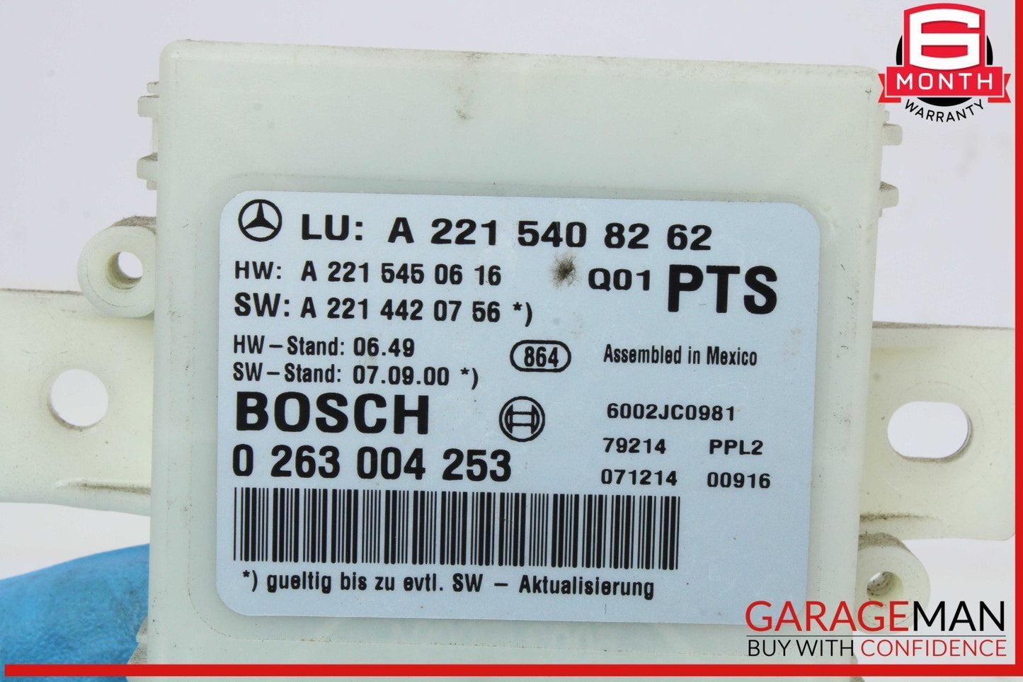 07-09 Mercedes W221 S550 CL550 Parking Back Up Reverse Distance Control Module