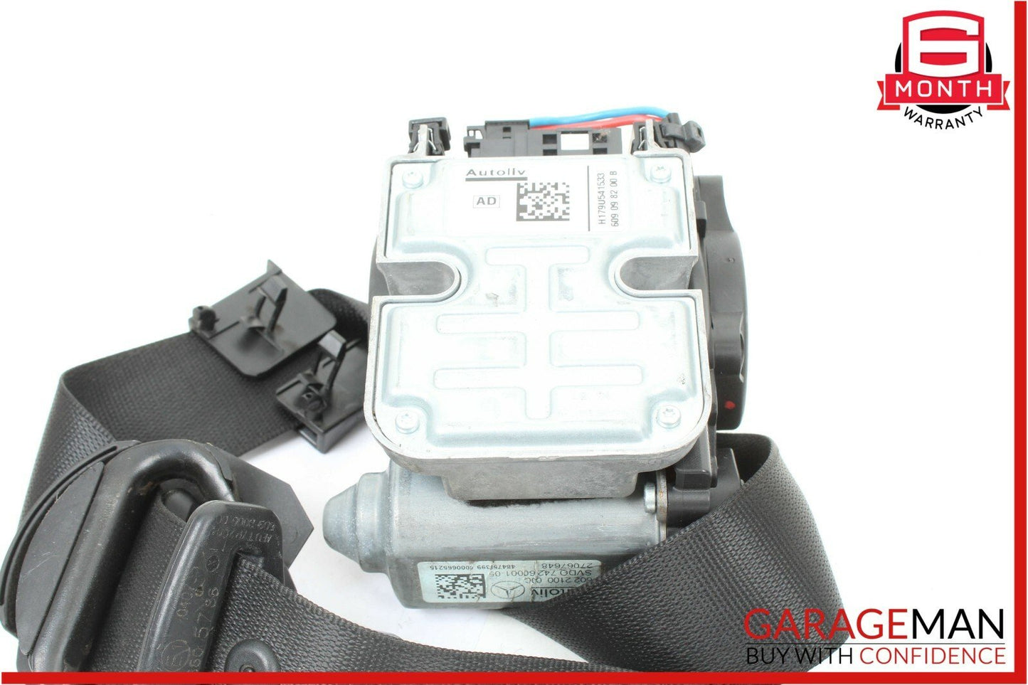07-09 Mercedes W211 E350 E63 AMG Front Left Driver Seat Belt Retractor Black OEM