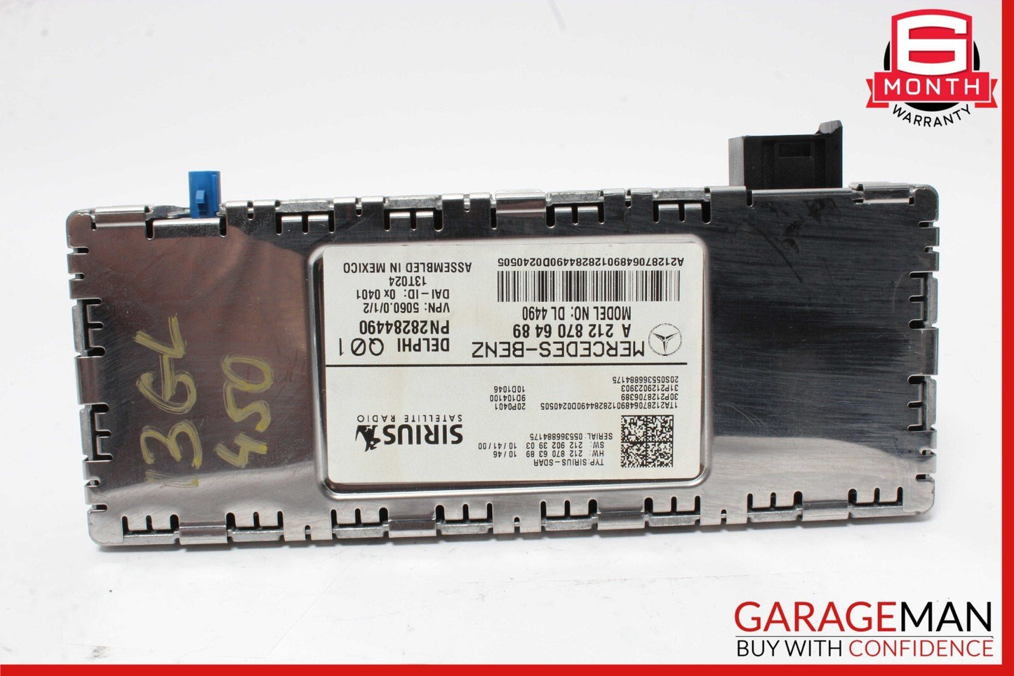10-17 Mercedes X166 GL450 C300 Sirius Satellite Radio Receiver Module Unit OEM