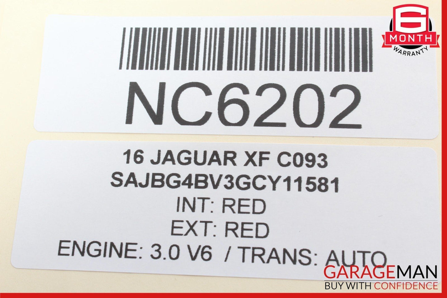 16-19 Jaguar XF Rear View Camera Control Module Unit GX6314F026BD OEM