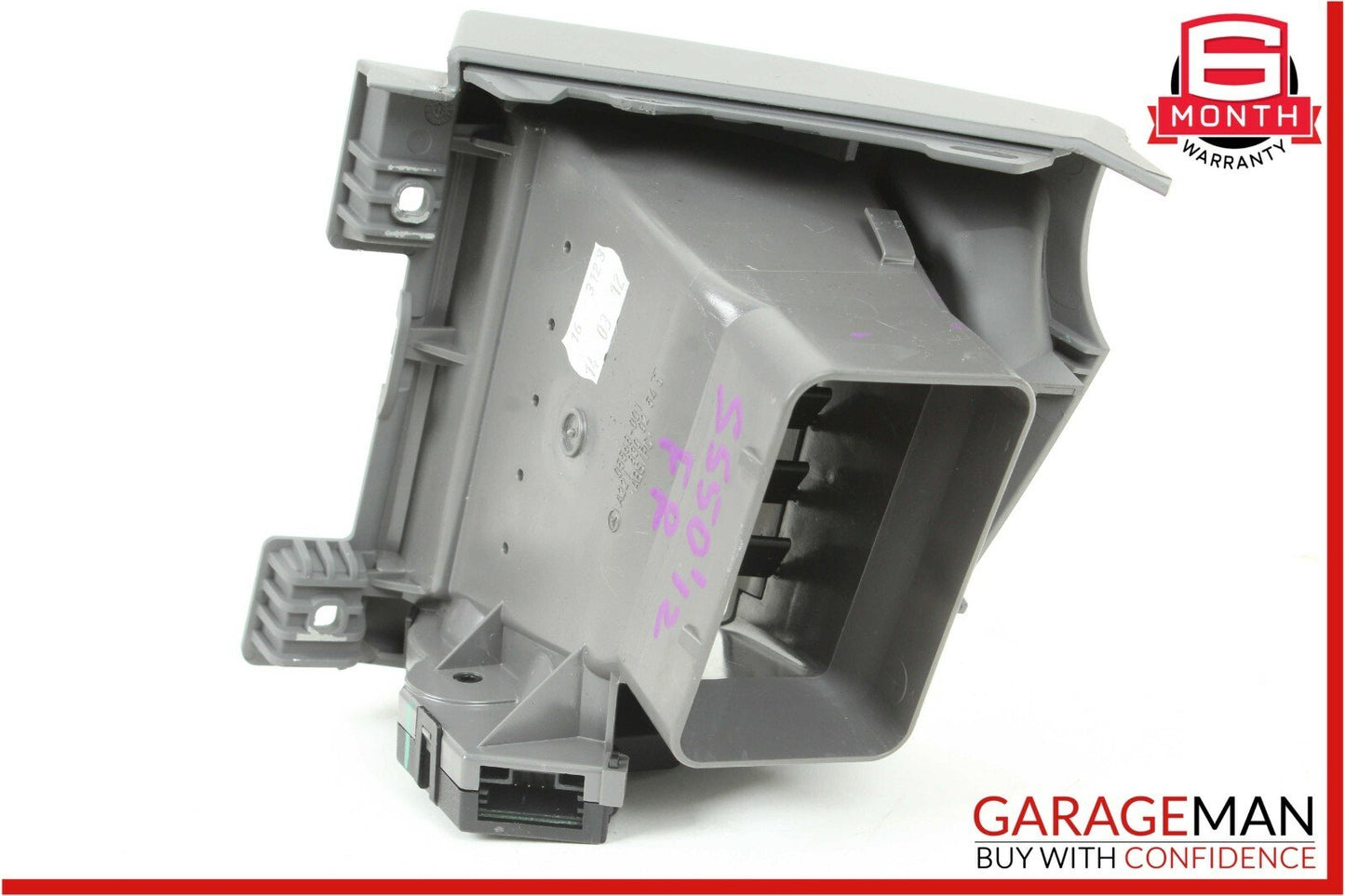 07-13 Mercedes W221 S550 CL600 Front Right Side Dash AC A/C Air Vent Trim Grey