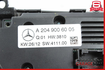12-14 Mercedes W204 C250 C300 AC A/C Heater Climate Control 2049006005 OEM