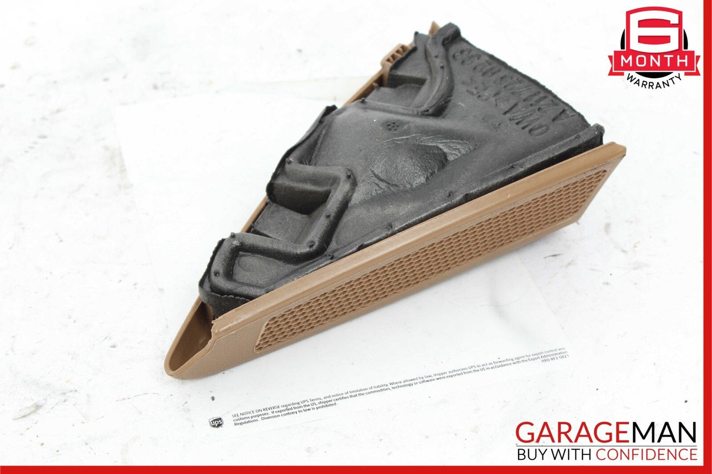 03-09 Mercedes W211 E350 E55 AMG Front Right Side Tweeter Speaker Cover Brown