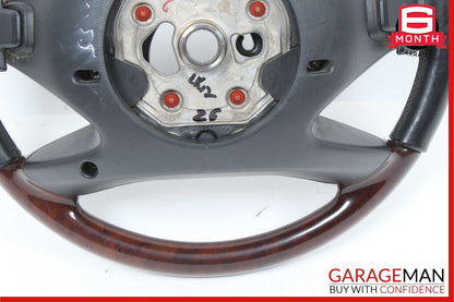 10-13 Mercedes W221 S400 S550 S600 S65 AMG 4 Spoke Steering Wheel Brown Wood