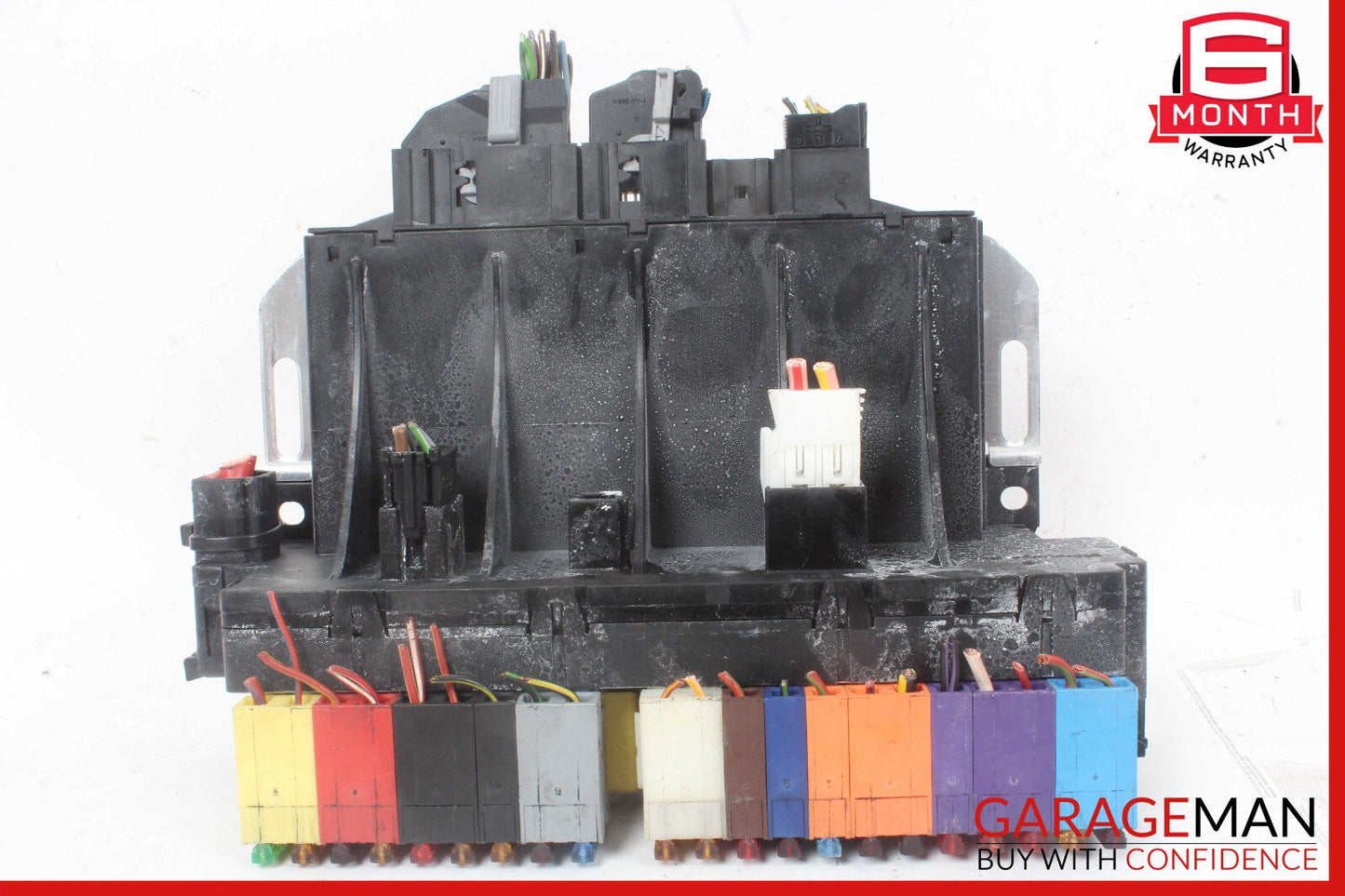 03-12 Mercedes R230 SL500 Front Left SAM Fuse Box Signal Acquisition Assembly