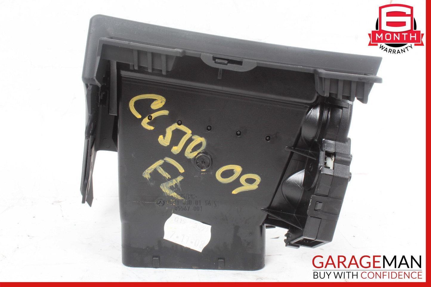 07-14 Mercedes W221 S550 CL63 AMG Left Side Dashboard AC A/C Air Vent Gray OEM
