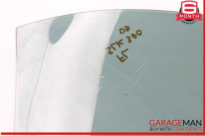 05-11 Mercedes R171 SLK300 Front Left Driver Side Door Window Auto Glass OEM