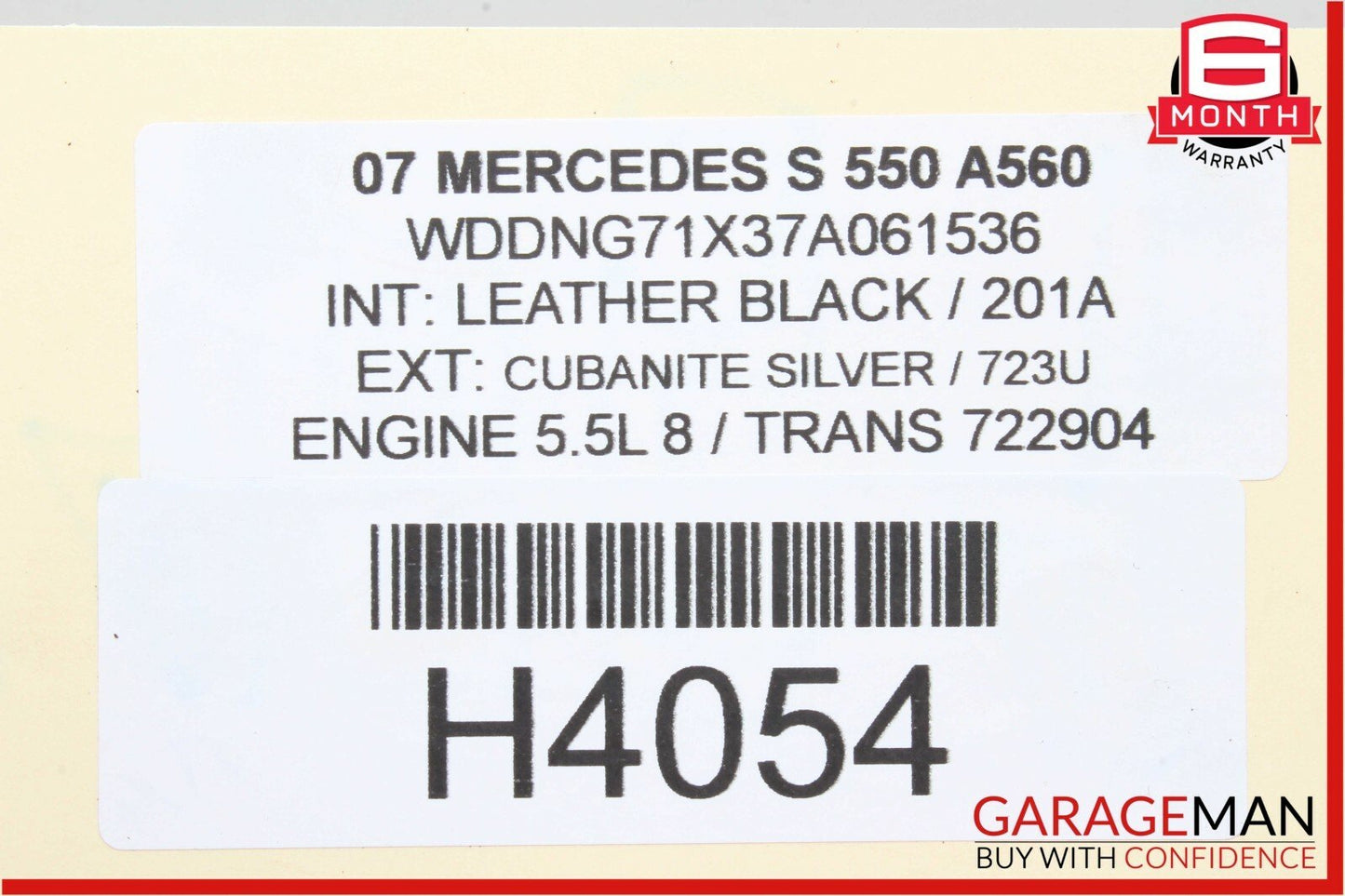 07-09 Mercedes W221 S550 S63 AMG Front Right Side Under Seat Control Module