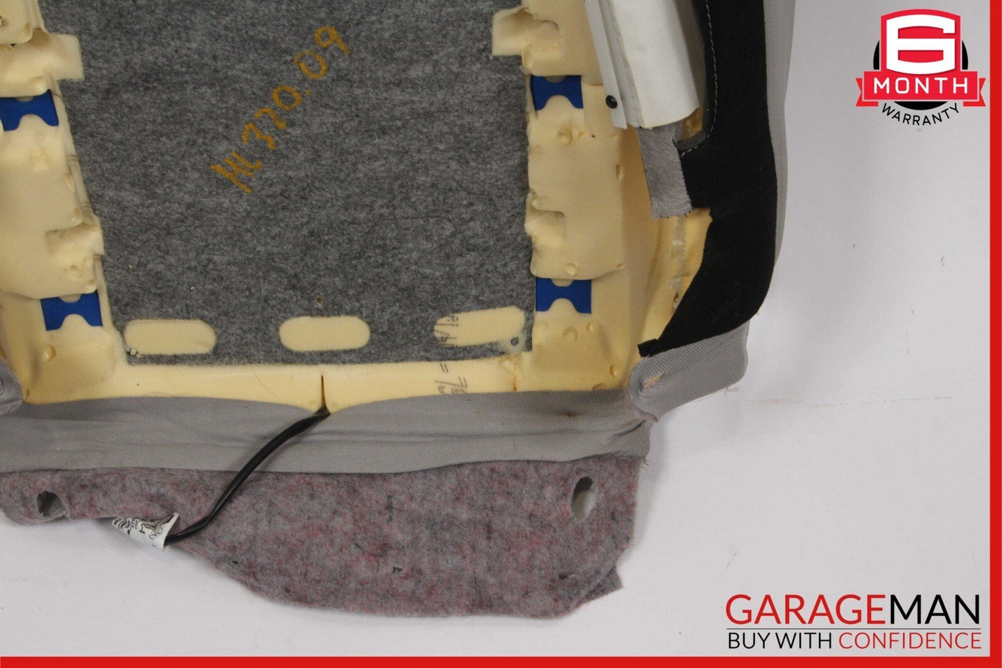 09-13 Mercedes W164 ML350 R350 Front Right Side Top Upper Seat Cushion Grey OEM