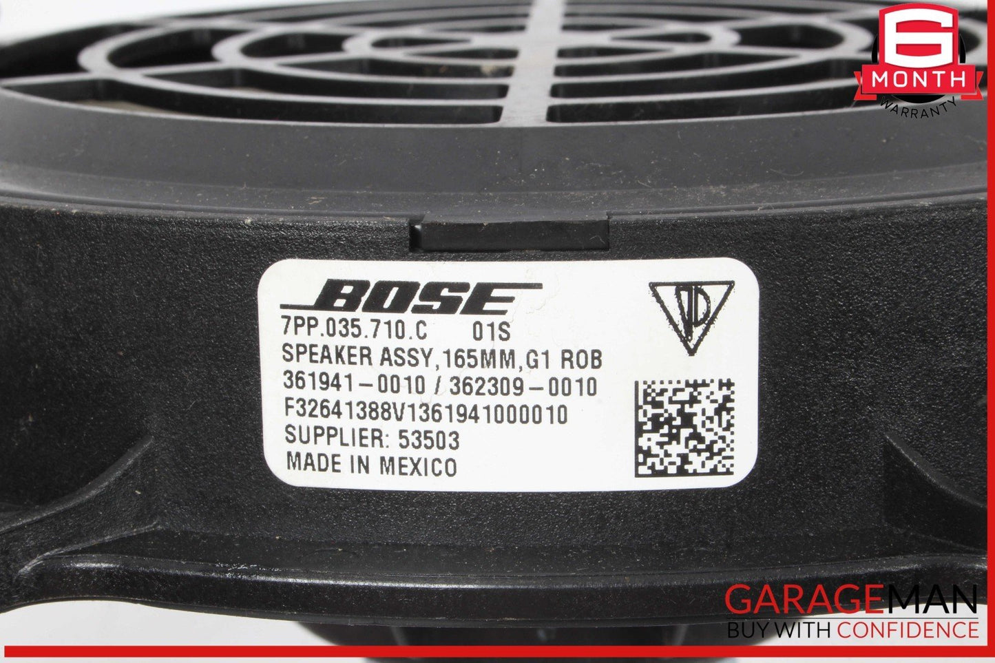 10-18 Porsche Cayenne 958 Rear Left & Right Side Door Audio Sound Speakers Set